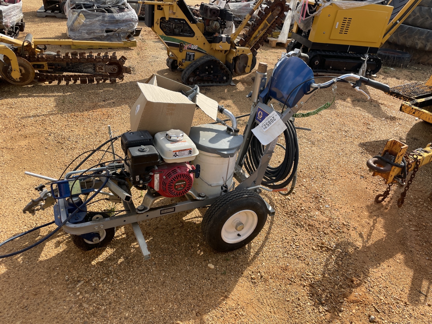 Line Layer Machine GRACO LINE LAYER IV STRIPING MACHINE - J.M. Wood Auction Company, Inc.