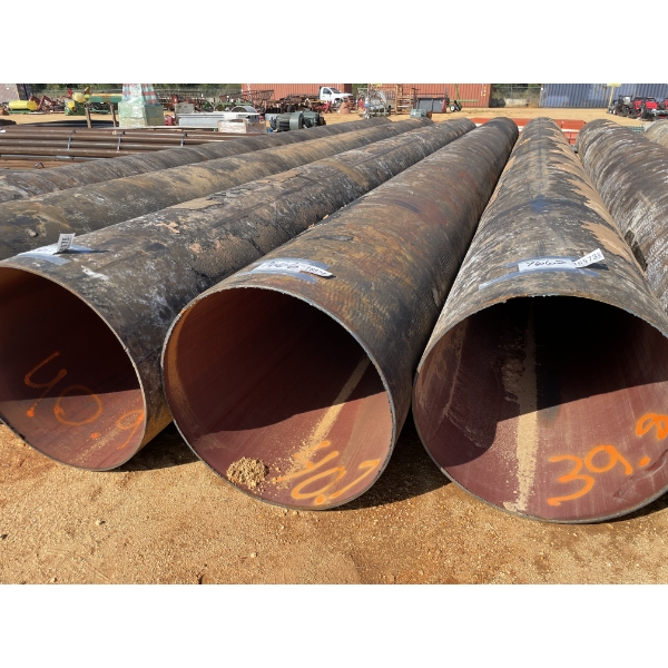 STEEL PIPE,  36"D X 3/8" X 40'L