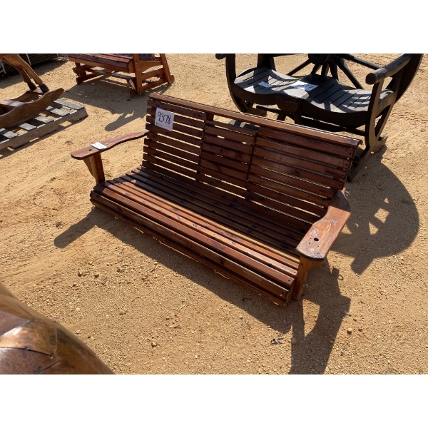 RED CEDAR PORCH SWING