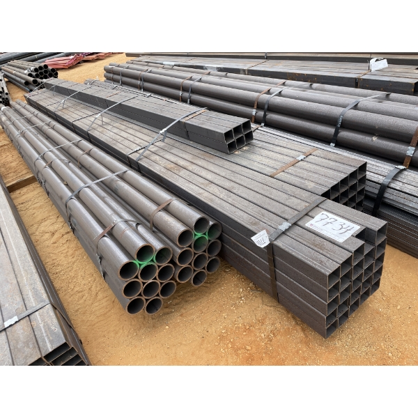 STEEL TUBE- 1/8" X 3 SQ X 24' (56 PCS)