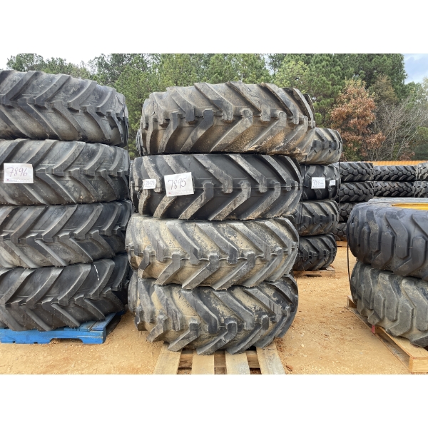 440/80-24 TIRES & RIMS(4 EACH)