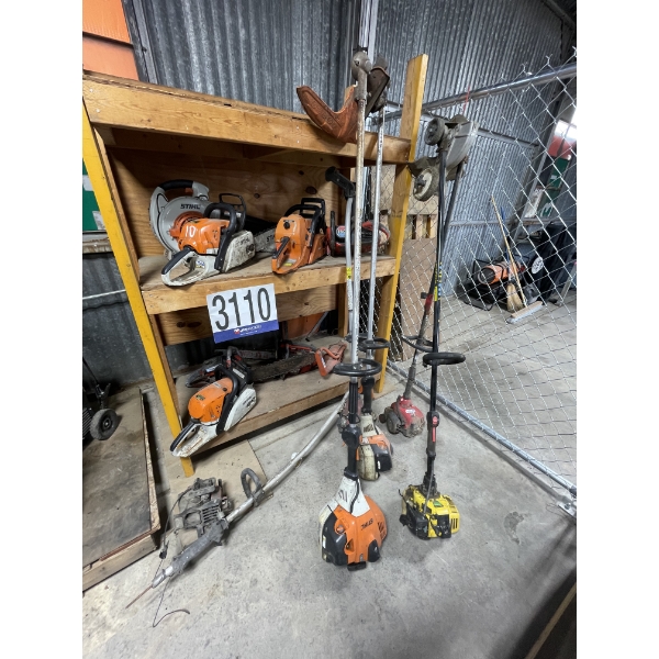 GRASS TRIMMERS & CHAIN SAWS