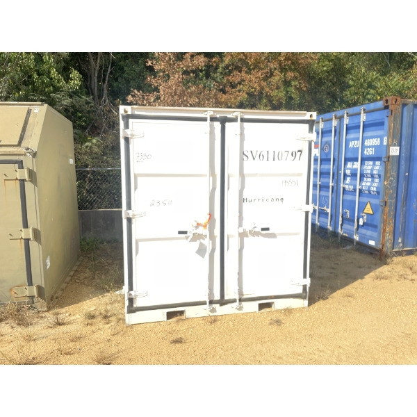 CONTAINER 72"W X 128"L, 2 DOOR AND 1 WINDOW