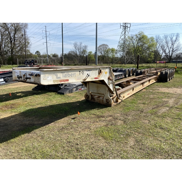 1989 TALBERT T4BDW-50 BEAM Lowboy Trailer