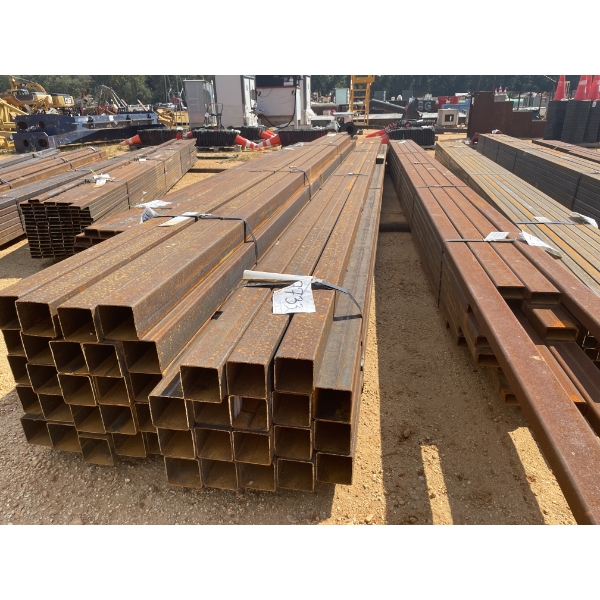 TUBE, 1/8" X 4" SQUARE X 25' (18 PIECES)