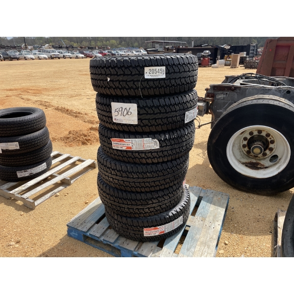 (6) FIRESTONE P255/70R16 TIRES