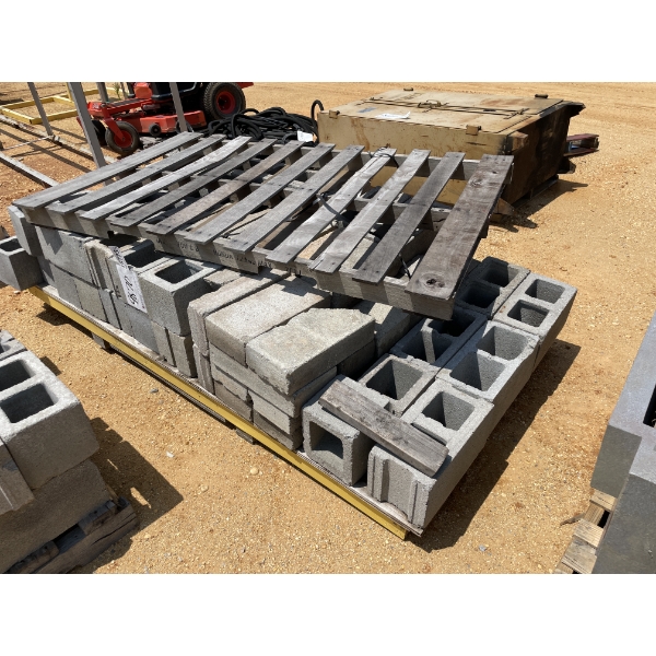 8" CONCRETE BLOCKS, VARIOUS OTHER CONCRETE BLOCKS