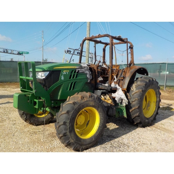2017 JOHN DEERE 6110M Farm Tractor
