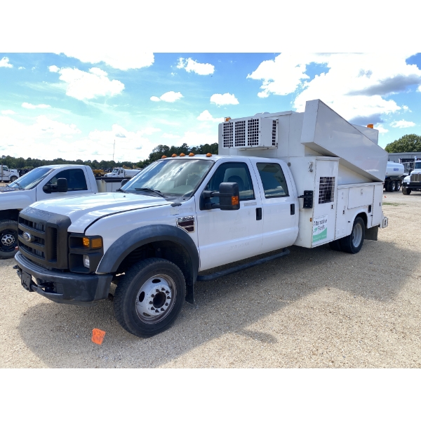 2008 FORD F550 XL UNDERGROUND VENTILATION TRUCK Service / Mechanic Truck