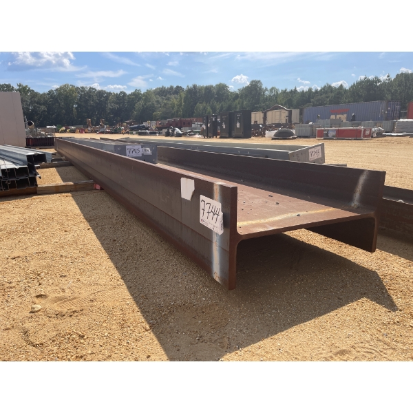 GALVANIZED I-BEAM, APPROX 16" X 34" X 36'6"