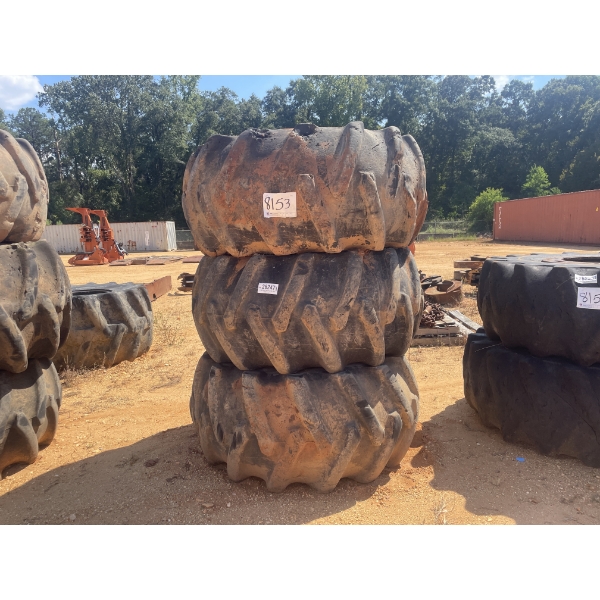 (3) SKIDDER TIRES W/ RIMS