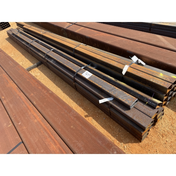 STEEL TUBE, 1/4" X 6" X 3" X 24' (12 PCS)