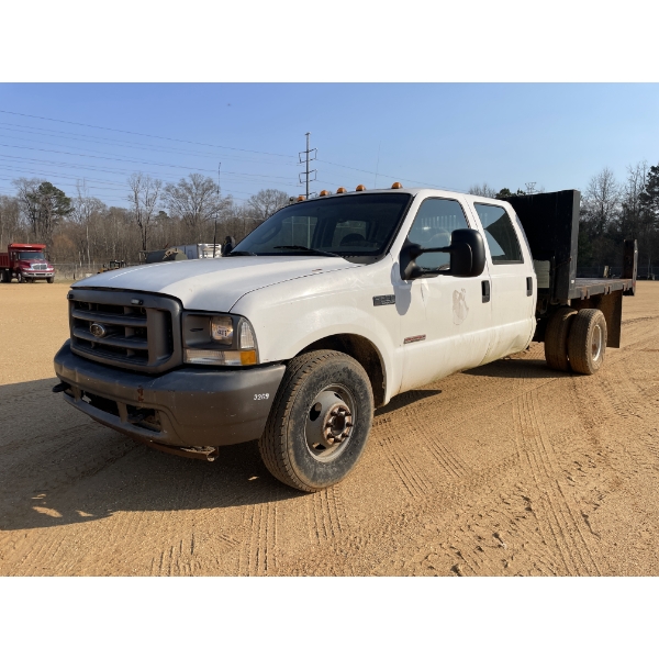 2003 FORD F350 XL Flatbed Dump Truck