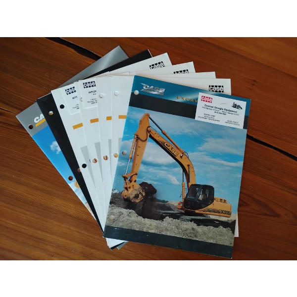 (7) 1984-1996 CASE EQUIPMENT BROCHURES