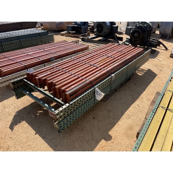 WAREHOUSE PALLET RACK (1 SET OF TWO SECTIONS)