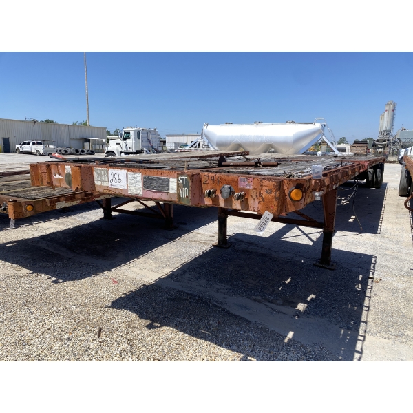 2001 GREAT DANE GPEAR250-85 Flatbed Trailer