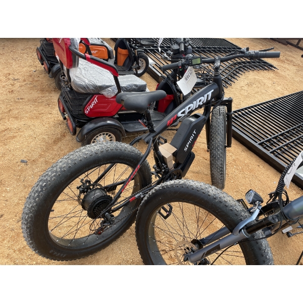 SPIRIT E-BIKE - BLACK Motorcycles