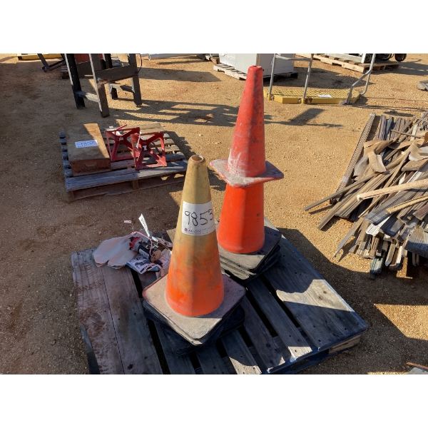 (8) SAFETY CONES, ELECTRIC MOTOR