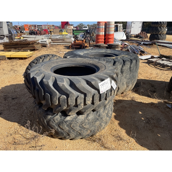 (4) TIRES, 17.5-25, 12.5-18, 33.25-29