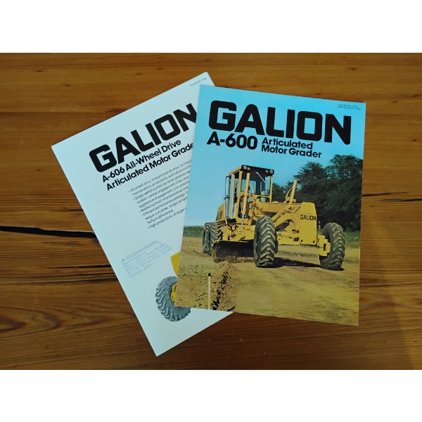 (2) 1983-1982 GALION/DRESSER EQUIPMENT BROCHURES