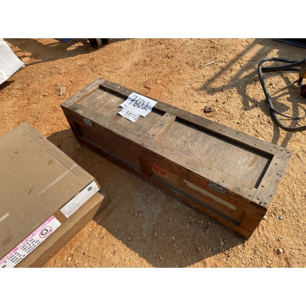 WOODEN BOX W/MISC ITEMS