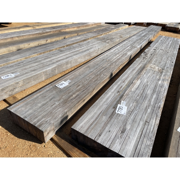 LAMINATED WOOD BEAMS, 8" X 24" X 30'