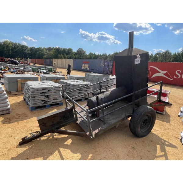 BBQ SMOKER, MTD ON TRAILER