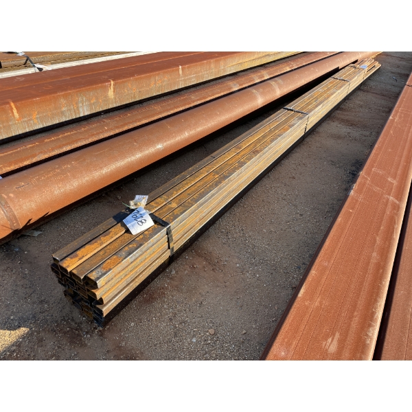 (25) PCS 1/2" X 3" X 2", VARIOUS LENGTHS 20'-26'