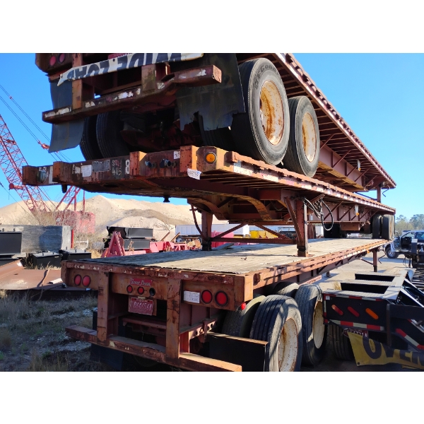 2001 GREAT DANE GPEAR250-85 Flatbed Trailer