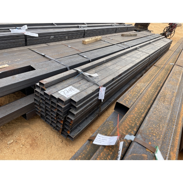 STEEL TUBE- 1/8" X 3" X 2" X 20' (51 PCS) 