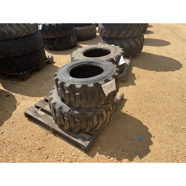 (2) 12-16.5 & (2) 14-17.5 TIRES