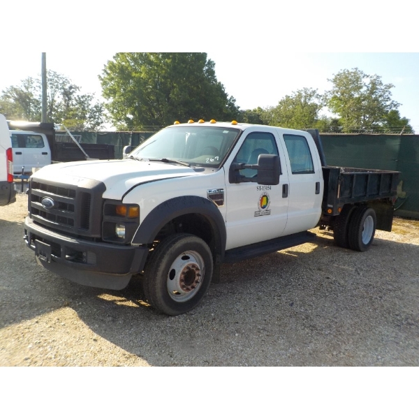 2008 FORD F450 XL Flatbed Truck