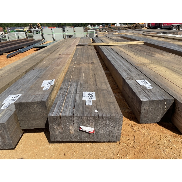 LAMINATED WOOD BEAMS, 10" X 23" X 30'