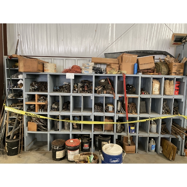 VARIOUS NUTS, BOLTS & TOOLS