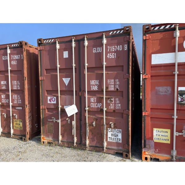 40' HIGH CUBE CONTAINER
