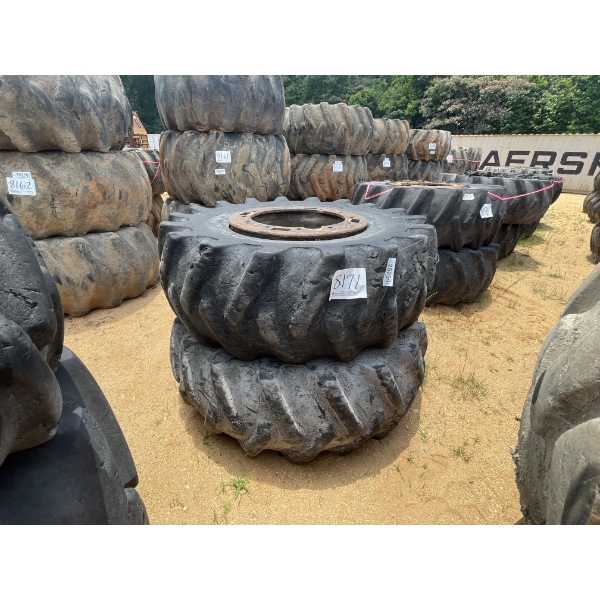 LOG SKIDDER TIRES & RIMS (2EA)