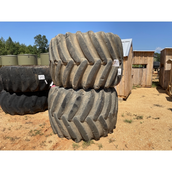 SKIDDER TIRES & RIMS (2)
