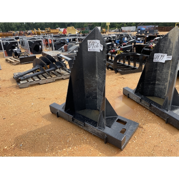 TREE/STUMP SPADE,  fits skid steer loader