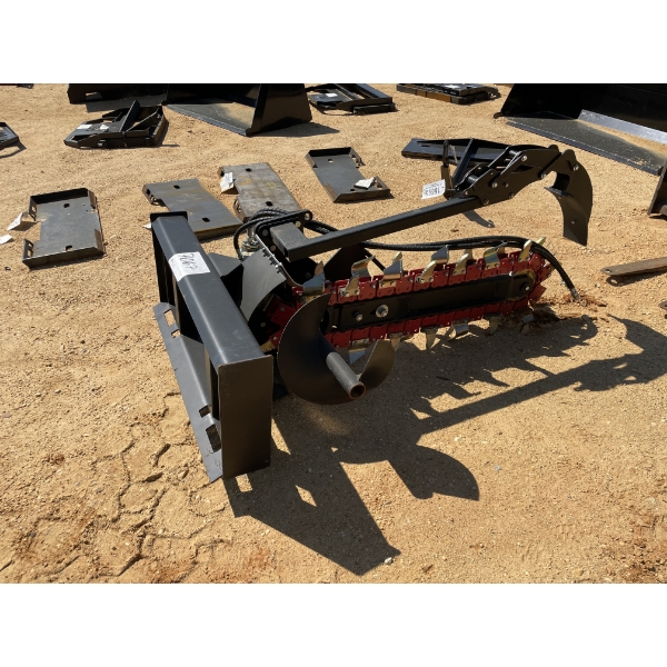 4' TRENCHER, fits skid steer loader