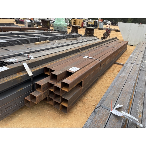 STEEL TUBE- 1/8" X 5" SQ X 20' (20 PCS) 