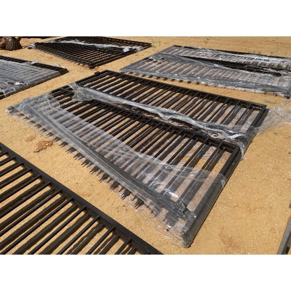 20' BI-PARTING WROUGHT IRON GATE