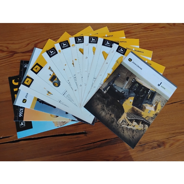(11) JOHN DEERE EQUIPMENT BROCHURES