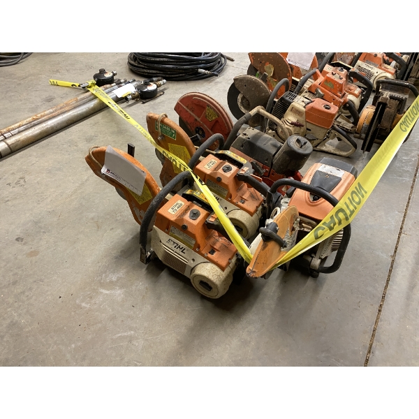 (4) CONCRETE SAWS