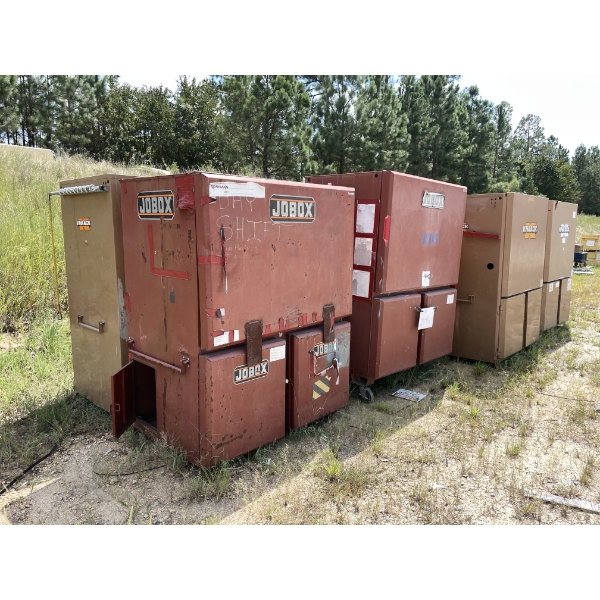 (9) JOBSITE STORAGE CABINETS