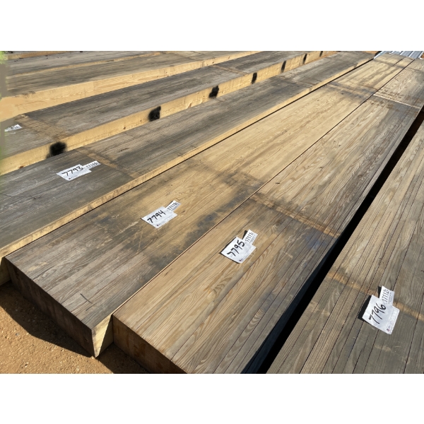 LAMINATED WOOD BEAMS, 8" X 24" X 30'