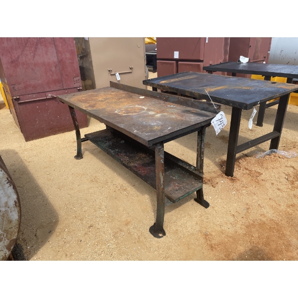 28" X 72" METAL WORK BENCH