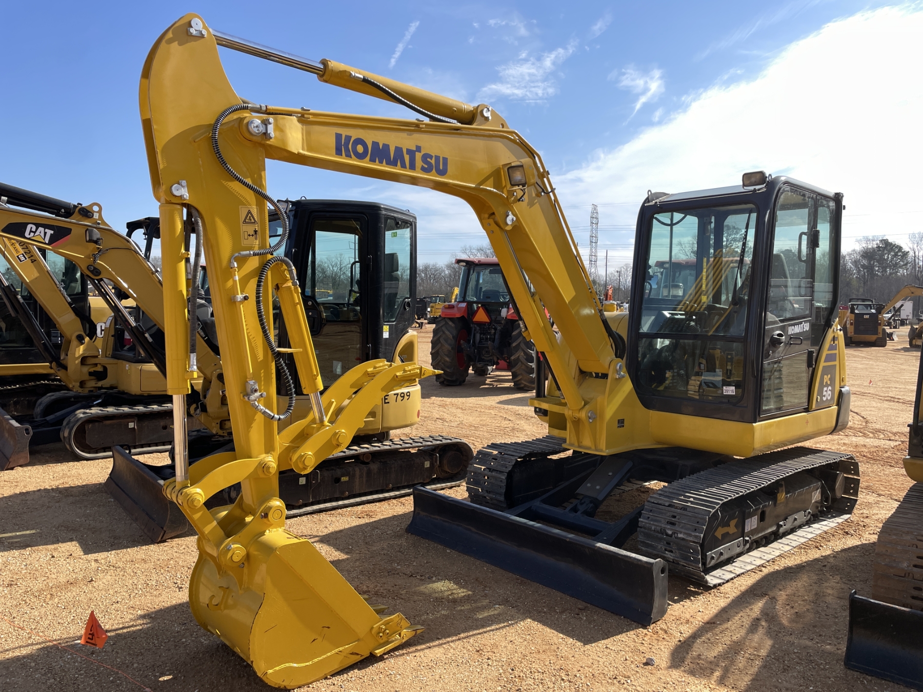 Pc56 2012 KOMATSU PC56-7 Excavator - J.M. Wood Auction Company, Inc.
