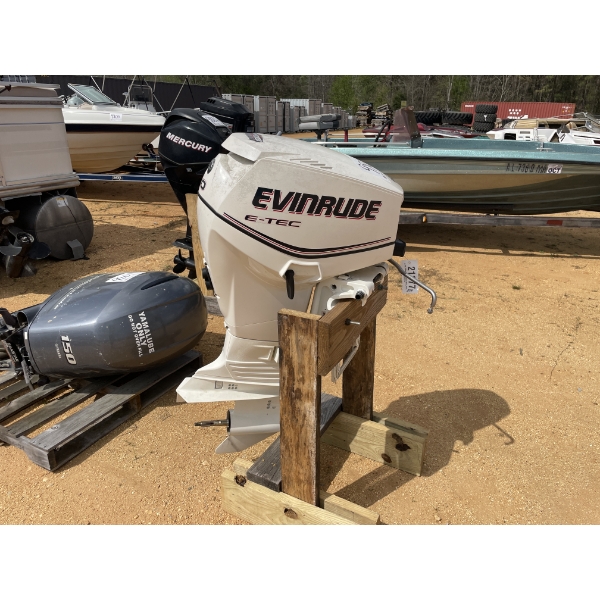 2008 EVINRUDE 60HP OUTBOARD E60DSLSEC Boat