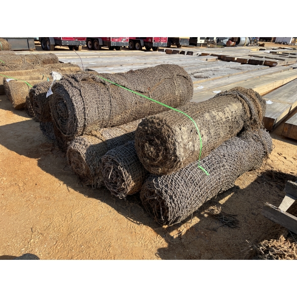 EROSION MAT (8) ROLLS, VARIOUS LENGTH
