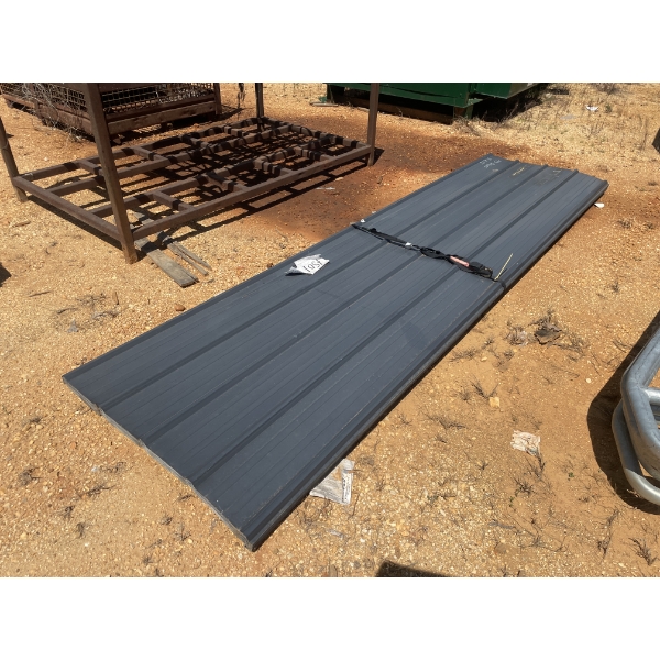 5 RIB ROOFING METAL, 3'W X12'L, 45 PIECES